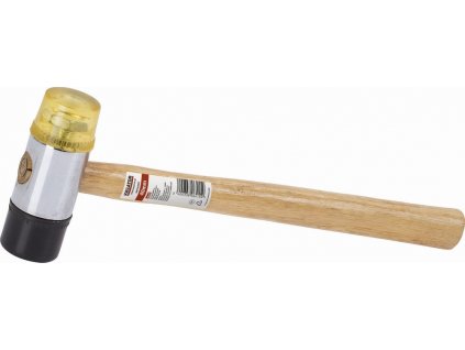 Gumová/plastová palice 40mm - Dřevěná násada