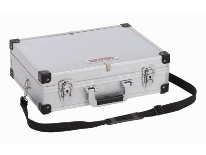 Hliníkový kufr 420x300x125mm stříbrný