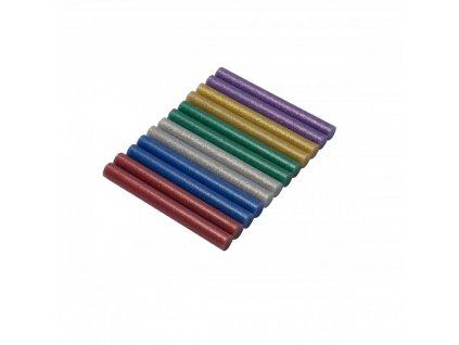 Tavné patrony 7mm, barevné s třpytkami - 12 ks