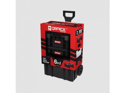 Set boxů Qbrick TWO Cart na kolech 6v1