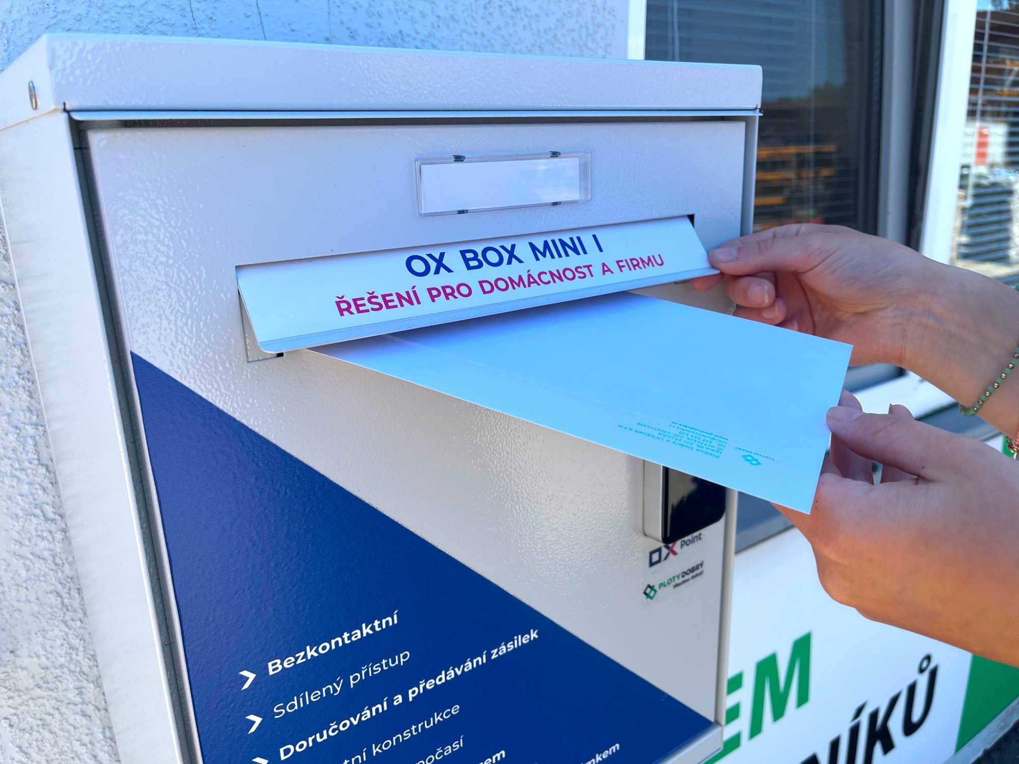NOVINKA - OX boxy - chytré schránky na balíky