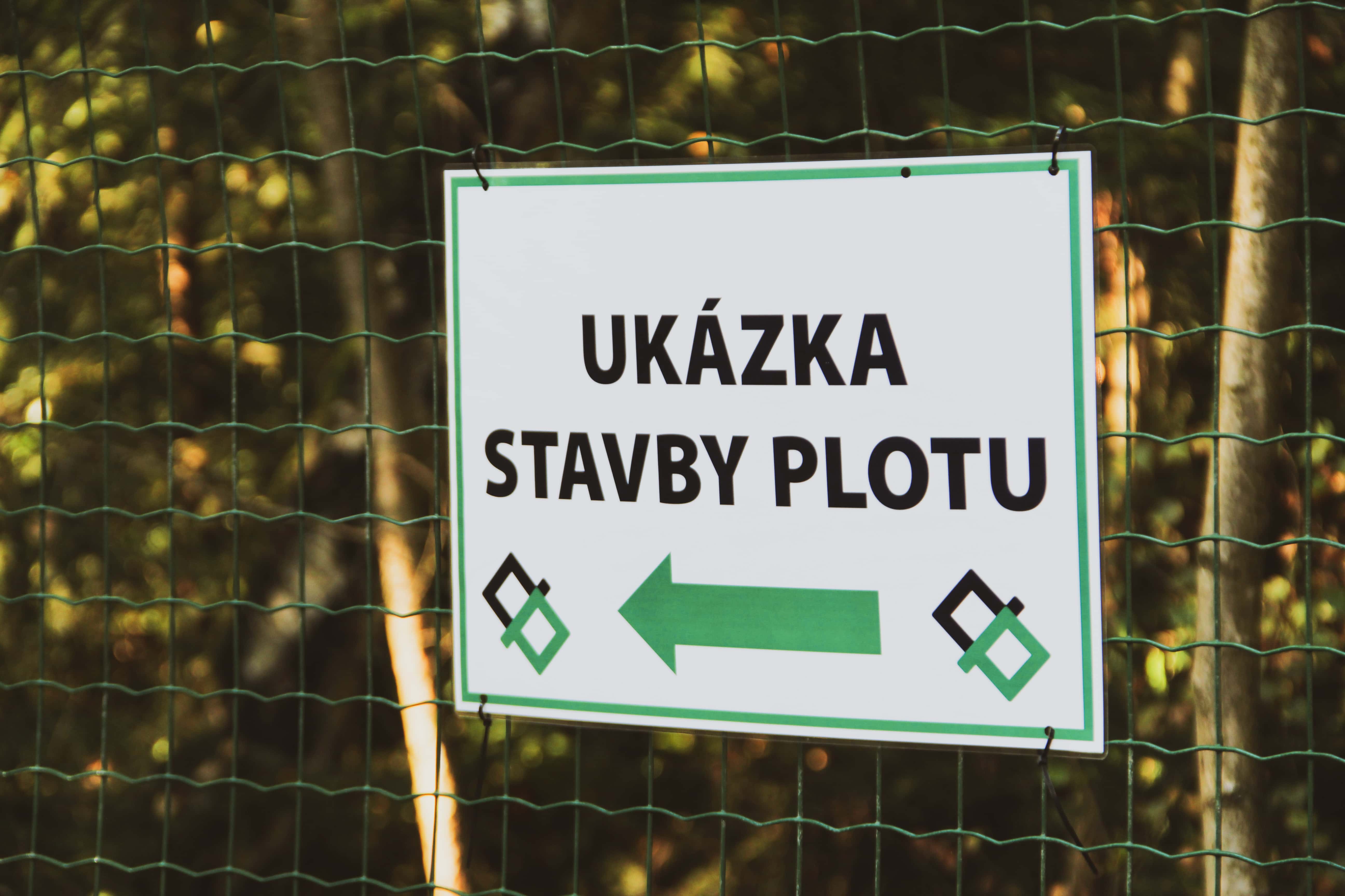 Ukázka stavby plotu - Rodinný den