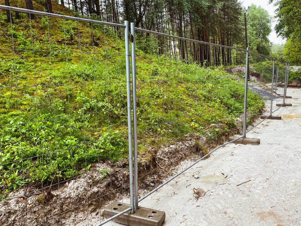 Dočasné plotové panely