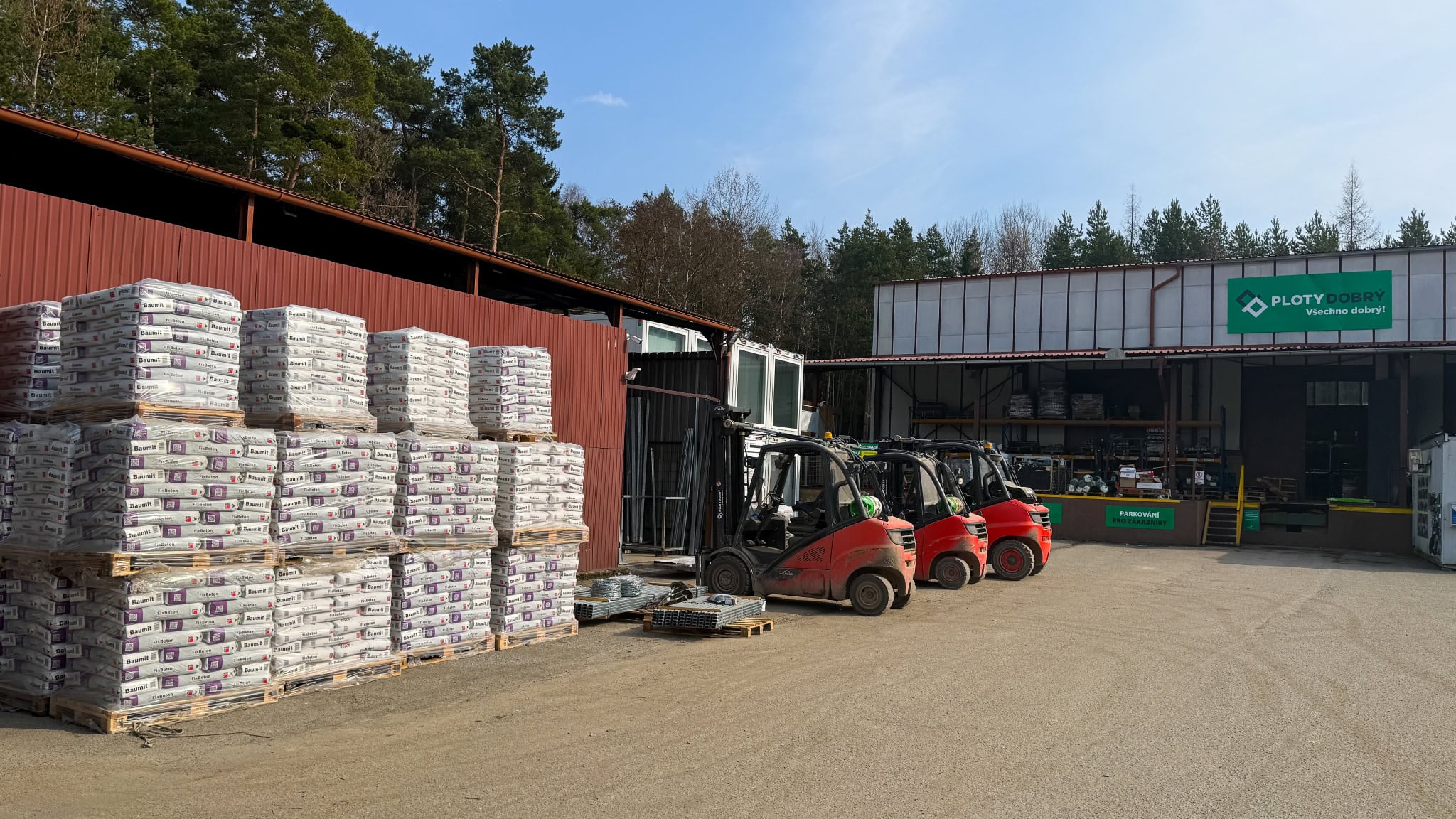 Centrální pobočka a hlavní sklad Ledce u Plzně – Ploty Dobrý