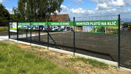 Prodejna a sklad Tetětice u Kroměříže – Ploty Dobrý