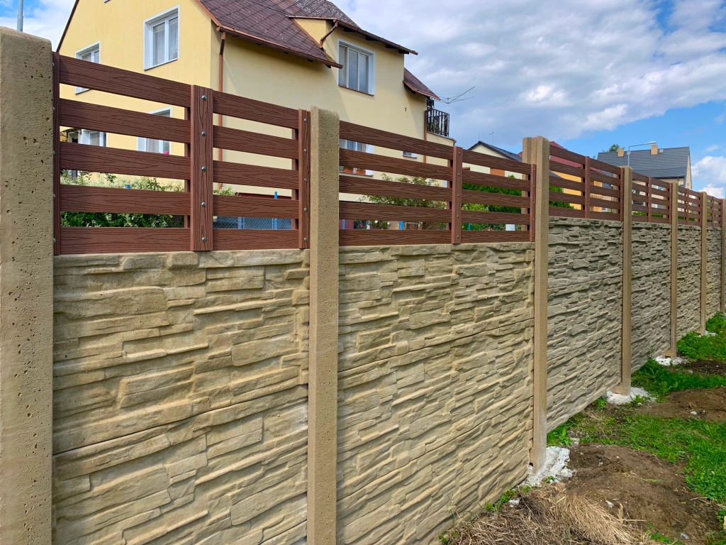 Betonový plot – Ploty Dobrý