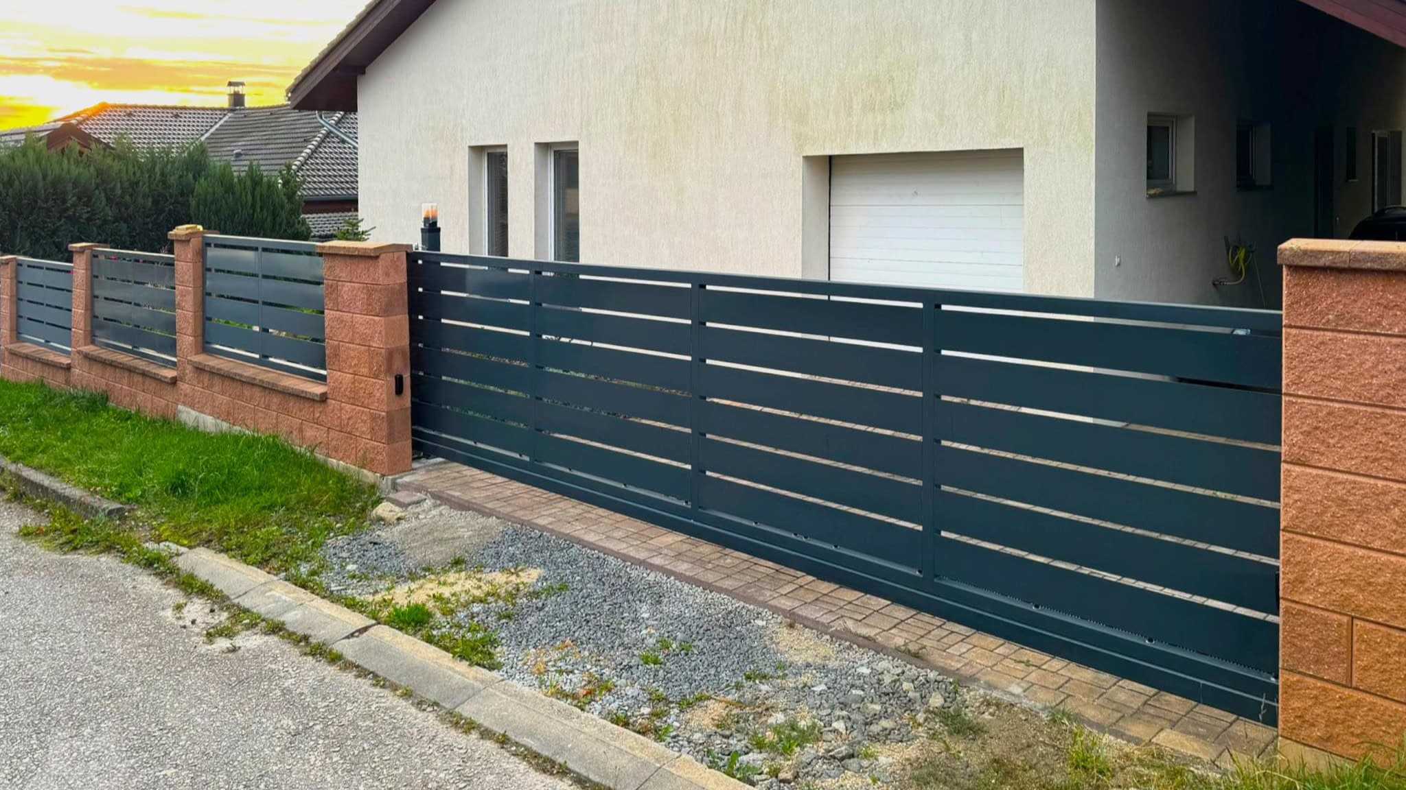 Posuvná brána – Ploty Dobrý
