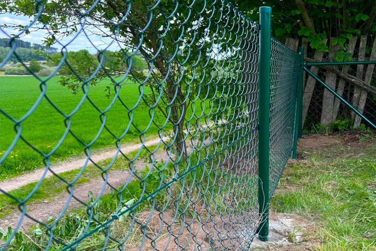 Fotografie – čtyřhranné pletivo na zahradě – Ploty Dobrý