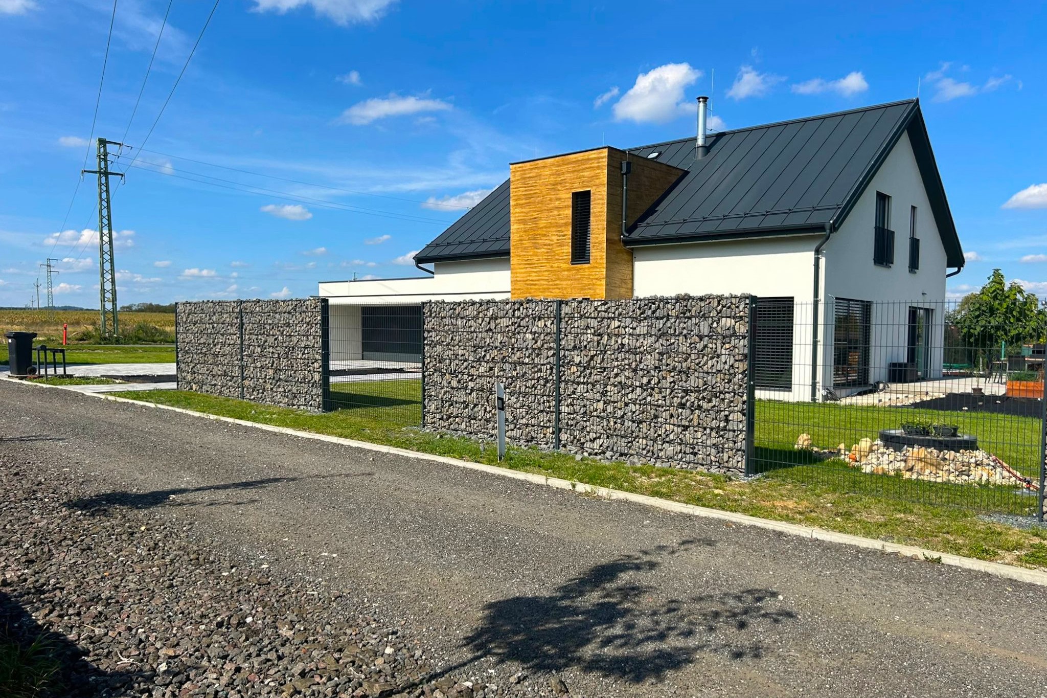 Gabionový plot vhodný pro psy – Ploty Dobrý