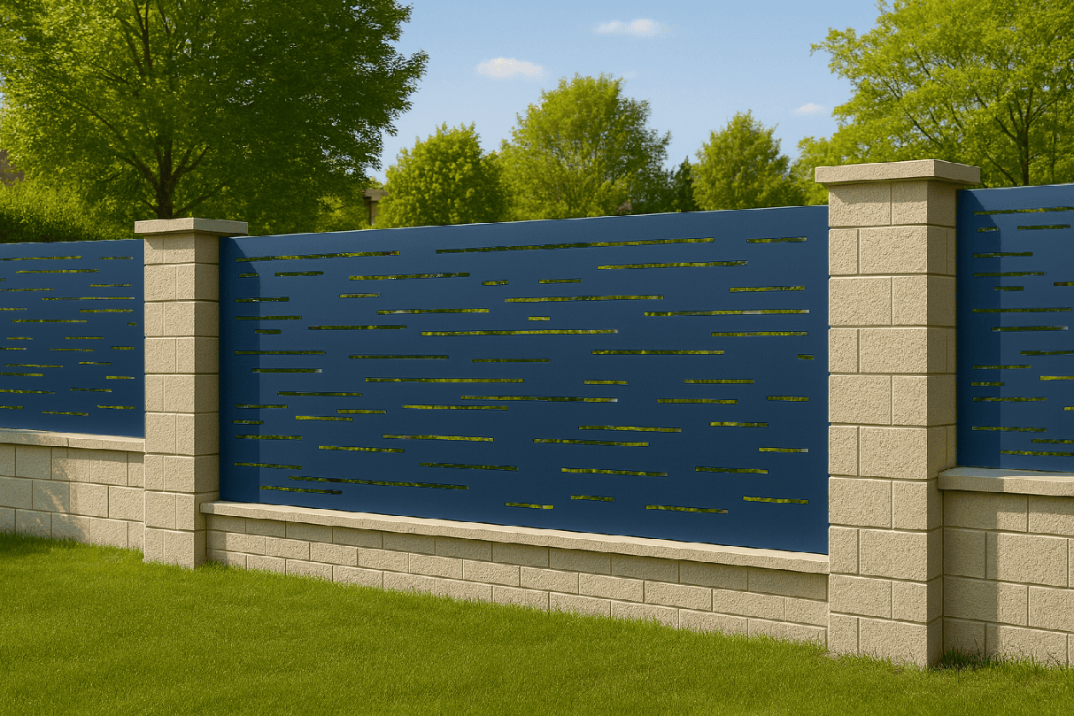 Fotografie – Designový plotový panel ve ztraceném bednění – Ploty Dobrý