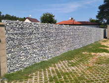 Montáž gabionové sypané stěny – Chotíkov Montáž gabionové sypané stěny – Chotíkov