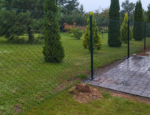 Montáž klasického čtyřhranného pletiva – Štěnovice Montáž klasického čtyřhranného pletiva – Štěnovice