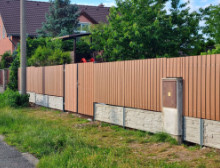 Montáž betonového plotu a WPC plotovek – Třemošná Montáž betonového plotu a WPC plotovek – Třemošná