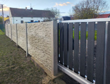 Montáž betonového plotu – Pernarec Montáž betonového plotu – Pernarec