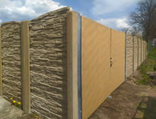 Montáž betonového plotu – Tymákov Montáž betonového plotu – Tymákov