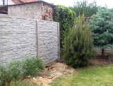 Realizace betonového plotu - Plzeň Bílá Hora