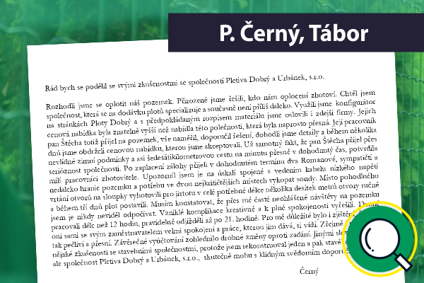 Reference – Ploty Dobrý