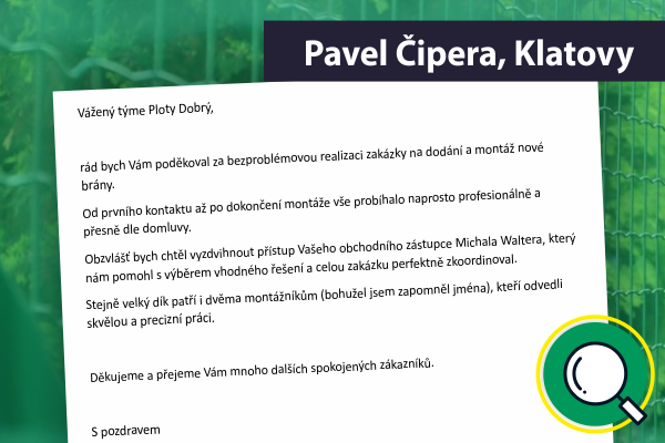 Reference – Ploty Dobrý