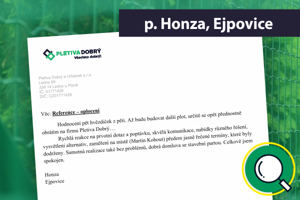 Reference – Ploty Dobrý