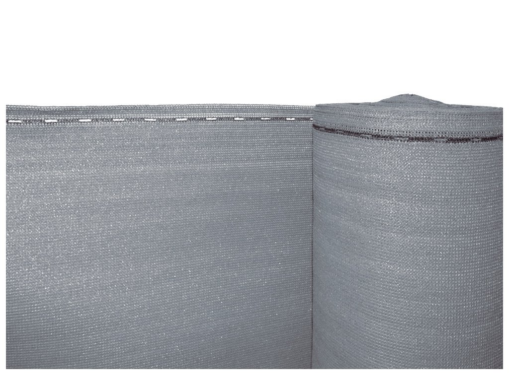 Stínící tkanina, zastínění 90%, výška 150 cm, šedá