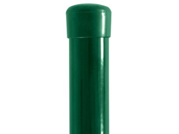 Plotový sloupek zelený průměr 60 mm, výška 375 cm, TENIS
