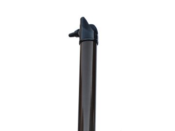 Vzpěra poplastovaná hnědá - PVC, výška 200 cm, průměr 38 mm