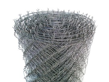 Pletivo pozinkované výška 160cm s ND (2mm;50x50mm;Zn)