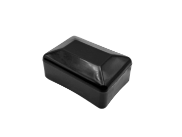 Čepička PVC 60x40 mm - černá