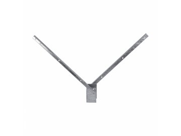 Bavolet Zn 60 x 60 mm, tvar "V"