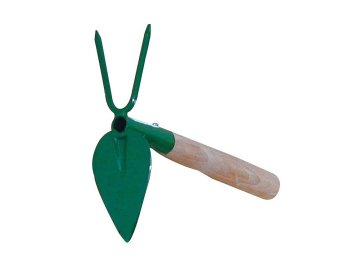 Okopávačka srdíčko 2 hroty S NÁSADOU 24cm | Ploty Dobrý