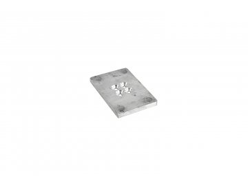 Plotna patky sloupku Alupass, 100x80 mm