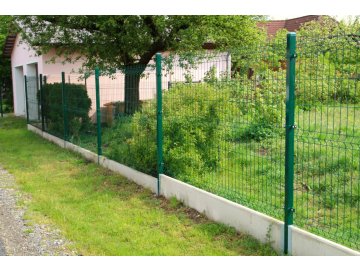 panel plotový zelený 3D