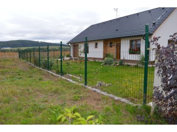 panely plotové zelené 3D