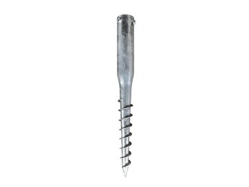 Zemní vrut 650/68 - délka 650 mm, průměr 68 mm, 3 matky