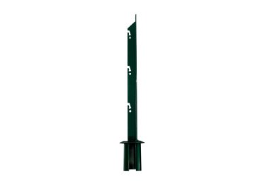 Bavolet jednostranný rovný 60x40 mm, Zn+PVC, zelený