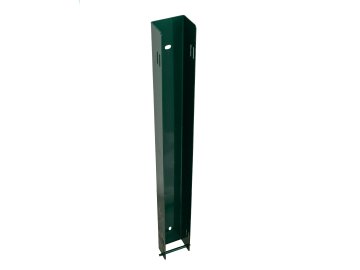 Koncový PLECH držák podhrabové desky, výška 50 cm, deska 5 cm – zelený