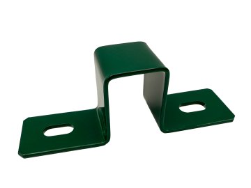 Příchytka sloupku 60x40mm na zeď zelená