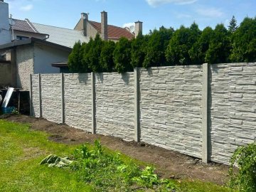 Realizace – betonový plot | Přerov