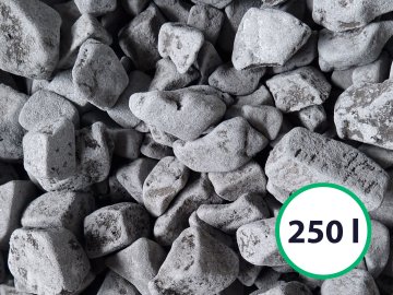 Lightstone – výplň do gabionů – 250 l, šedá, frakce 32/64