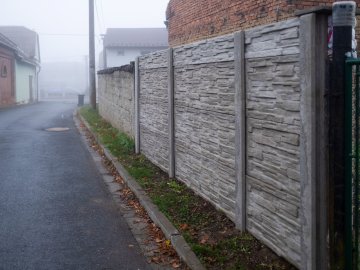 Realizace –  betonový plot | Kojetín