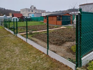 Realizace – 3D plotové panely a stínící tkanina | Horšovský Týn