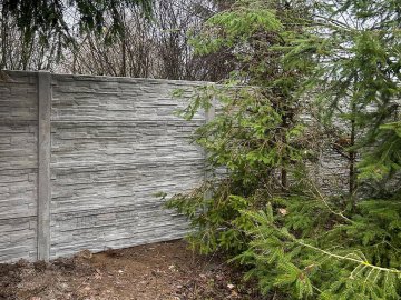 Realizace – betonový plot | Chocenice