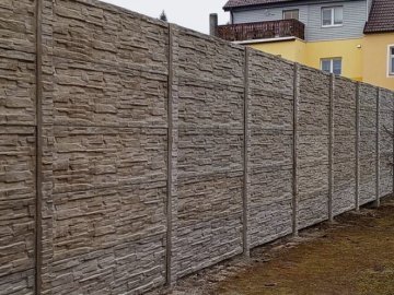 Realizace – betonový plot | České Budějovice