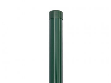 Plotový sloupek STRONG zelený průměr 48 mm, stěna 2,0 mm, výška 260 cm