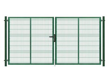 Brána výplň svařovaný panel 3D, výška 205x400 cm FAB zelená