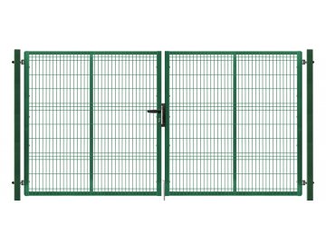 Brána výplň svařovaný panel 3D, výška 205x400 cm FAB zelená