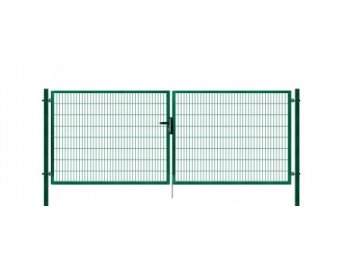 Brána výplň svařovaný panel 2D, výška 160x400 cm FAB zelená
