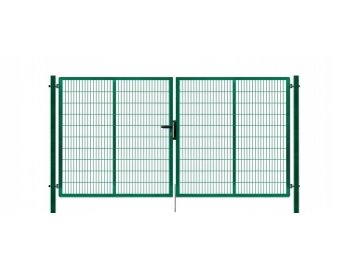 Brána výplň svařovaný panel 2D, výška 180x400 cm FAB zelená