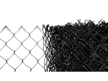 Pletivo poplastované výška 160 cm bez ND (2,5mm;50x50mm;PVC; černé)