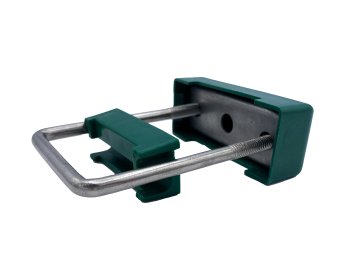Příchytka panelu U na sl. 60x40 PVC - ZELENÁ